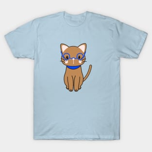 Cute Cat With Glasses T-Shirt